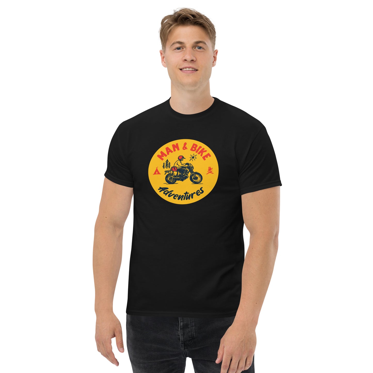 Man and Bike Adventures Classic Tee